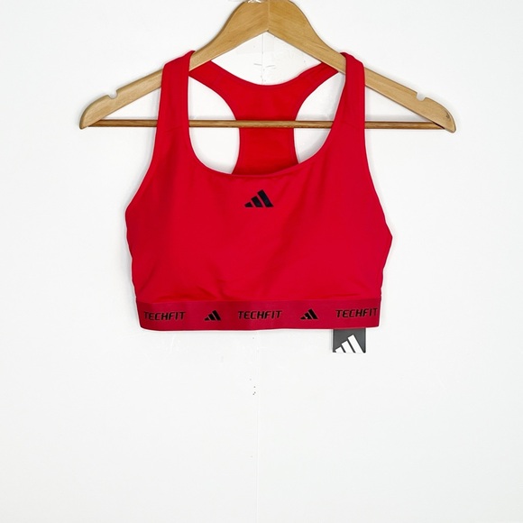 Adidas Womens Tech Fit Sports Bra Size Medium - Picture 3 of 9